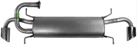 50089 Carquest Muffler Quiet-flowss Oval Stainless Steel Natural Fits Toyota V6 Each
