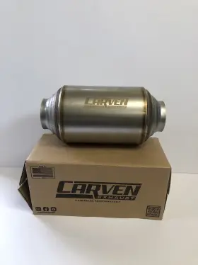 Cvesr25 Carven Exhaust R-series 2.50 Inch Performance Muffler Usa Fast Shipping