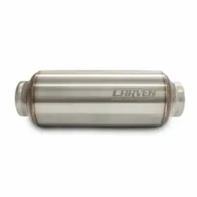 Bapttr25 Carven Exhaust Tr Performance Muffler C/c 2.5 Inch In 5 Out 15 Body Length