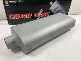 7505 Cherry Bomb Elite Muffler - Center 3 Inch Intlet Dual 2.5 Outlet 28 Long