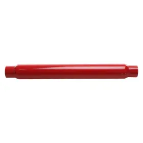 87519cb Cherry Bomb Exhaust Muffler Glass Pack Series Steel Round Straight Neck Red