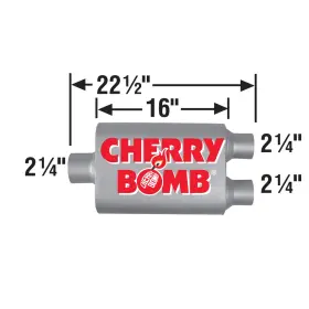 88106cb Cherrybomb Cherry Bomb Muffler Gap