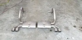 Chevrolet 333.gm1y04 04 Chevy Corvette C5 Exhaust Muffler Set Pair 5.7l Ls6