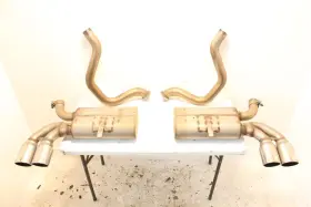 333.gm1z01 Chevrolet 98-04 Corvette 5.7l Ls1 Aftermarket Bassani Dual Exhaust Kit