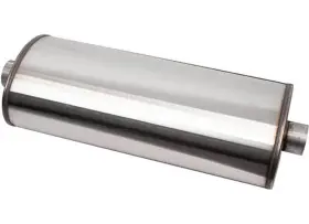 Ct30ctr Corsa Performance - Pro Series 304 Ss Oval Exhaust Muffler 3 Inch Center Id
