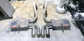 10406504 Corvette 97-04 C5 5.7l Ls1 Driver And Passenger Lh Rh Exhaust Muffler Pair 6951-s