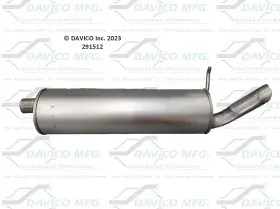 291512 Davico Exhaust Muffler Assembly-direct Fit Fits 05-07 Saturn Ion