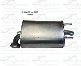 489884 Davico Exhaust Muffler Assembly