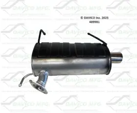 489981 Davico Exhaust Muffler Assembly