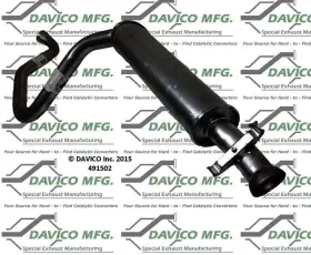 491502 Davico Exhaust Muffler-direct Fit Muffler