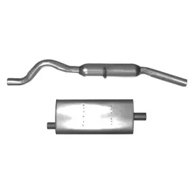 Bndl-300481 Davico Exhaust Muffler And Tailpipe Kit