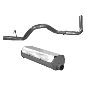 Bndl-300491 Davico Exhaust Muffler And Tailpipe Kit