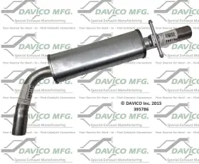 395786 Davico Mfg Direct Fit Muffler For 98-06 Volkswagen Beetle Golf Jetta