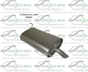 898904-ad Davico Mfg Exhaust Muffler Fits 2002 Honda Accord 2.3l L4 Gas Sohc