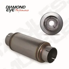 560020 Diamond Eye Performance Exhaust Muffler 5 Inch Perforated Packed 20 Overal 14 Body