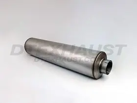 800464 Different Trends 4in Id Od Aluminized 10 00in X 45 Muffler 4