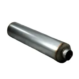 M100580 Donaldson Exhaust Fler 51 Inch Overall Length Round Style 1 For Muf