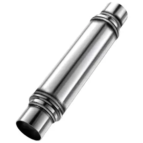 Drynochet 772060290898 2.5 Muffler Universal In Muffler- Performance Exhaust 2.5in