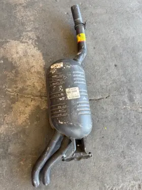 Me6507 Dual Mercedes 300e Muffler W124 New Ansa/tesh Made In Italy Single Out