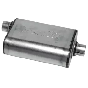 Dynomax 086387172172 Race Magnum Muffler 17217 2.25 In Offset Inlet And Center Outlet