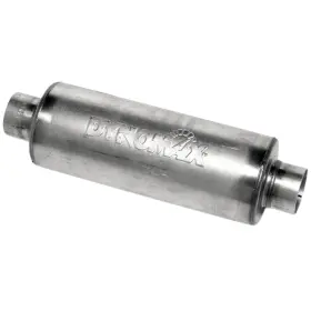 Dynomax 086387172257 Ultra Flo Muffler 17225 4 In Center Inlet And Outlet 16 X 6 Round