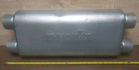 17554 Dynomax Ultra Flo Muffler Universal Fit Stainless Steel 20 Inch L 3 In Out