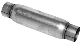 24222 Dynomax Race Series Bullet Round Universal Exhaust Muffler 3 Inch Inlet Outlet