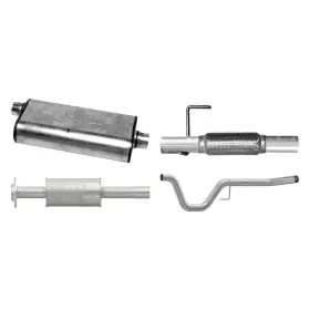 Bndl-933368 Dynomax For Ford F-150 2011-2014 4-pc Welded Muffler Kit