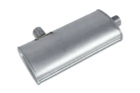 Ep3090 Eco Plus 5 Inch X 11 Oval T-style Muffler 2.5 Side Inlet In Center Out