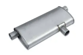Ep3091 Eco Plus - 5 Inch X 11 Oval Body T-style Muffler 2.5 Side Inlet In