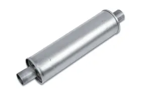 Ep5003 Eco Plus - 4.87 Inch Round Body Muffler 2 Center In / Out