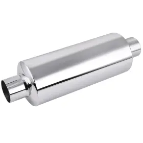 Ev01264s2.0 Evil Energy 2 Inch Resonator Muffler Stainless Steel 2.0 Inlet/outlet 13.8 Length