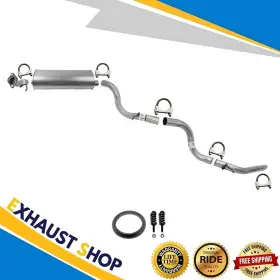 44885 Exhaustdr 18167 24988 Middlepipe Muffler Bothtailpipefit02-05fordexplorer&mercurymountaineer 4.0l&4.6l
