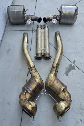 863203 Ferrari 765760 812 Exhaust Muffler 765761 Gpf Oem 290883 863204