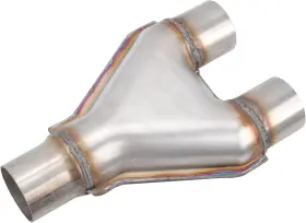 Wj-1028 Fgjqefg T409 Stainless Steel Y Pipe 3ftft Inch 3 Single To 2 Dual Metallic