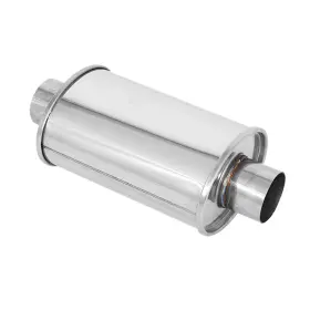 Mu39236 First.racing 2.5ftft Ultra Quiet Muffler Resonator 2.5 In 304s Exhaust Vibrant 2.5in