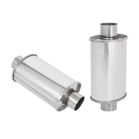 Mu39237 First.racing 2x 3ftft Ultra Quiet Muffler Resonator 3 In 304s Exhaust Vibrant New
