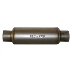 6195 Flo-pro Aluminized Steel Round Gray Exhaust Muffler