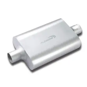Ly-fh42440-a7 Floshine Universal Mufflers Dual Chamber 2.25in Id Inlet/outlet 17in Fh42440