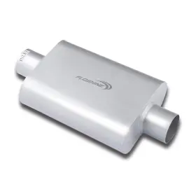 Ly-fh427540-a22 Floshine Universal Mufflers Dual Chamber 2.75in Id In/out 17in Exhaust Fh427540