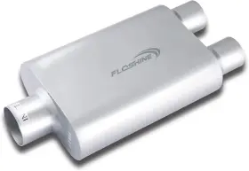 Ly-fh430402-a13 Floshine Universal Mufflers Performance Automotive Exhaust Aluminized Steel Muffler Dual