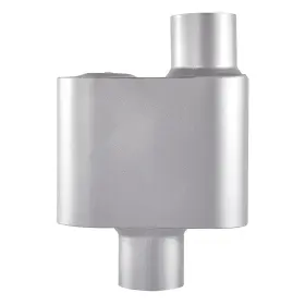 Ly-fh72441-a17 Floshine Universal Mufflers Performance Automotive Exhaust 2.25 Inch Silver