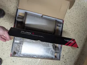 49259 Flow Ii 2 Performance Muffler Universal 3.0 Inch Inlet Outlet 24 Long Qty