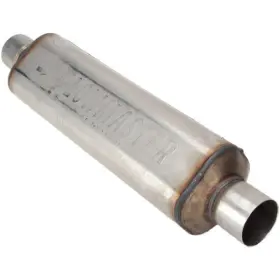 12518300 Flowmaster 23 Inch Hushpower Ii 304 Stainless Steel Muffler 2-1/2 Id