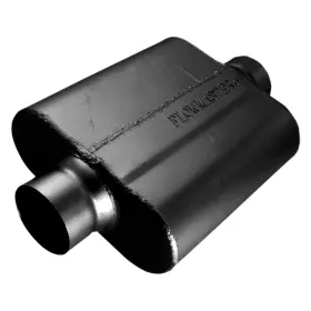 2-chamber Flowmaster 8325408 40 Series Delta Force 409 Exhaust Muffler Ss Oval Race Black