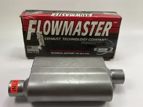 942541 Flowmaster 40 Series Delta Flow Muffler 2.5 Inch In / Out 19 Overall Long