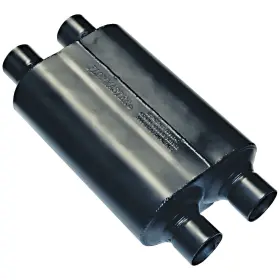 9525454 Flowmaster Super 40 Muffler - 2.50 Dual In / Out Aggressive Sound