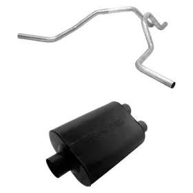 Bndl-301082 Flowmaster For Chevy C1500 90-93 Exhaust Muffler And Dual Prebend Tailpipes Kit