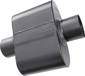 F842515 Flowmaster Performance Exhaust Black Super 10 Series Muffler With 2.5 Inch Center Inlet