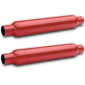 9108158 Flowtech Exhaust 50250flt Red Hot Glass Pack Muffler Slip-fit 2 - Pk